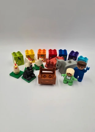Lot Lego Duplo - 16 pièces dont 8 figurines (animaux et personnages), merk: LEGO, staat: Goed, maat: Universeel, € 9,90, € 11,10 inclusief Kopersbescherming Pro