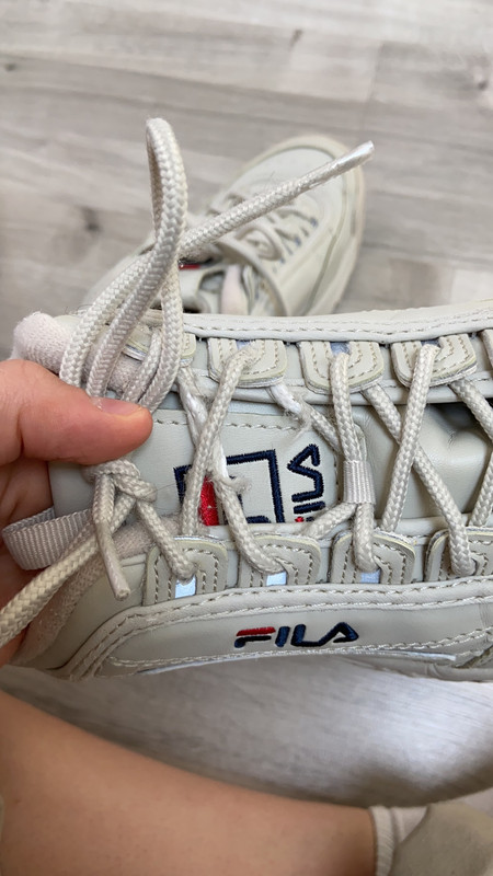 fila disruptor beige