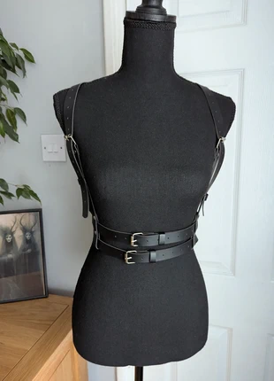 Faux Leather Chest Harness Body Belt Gift Accessories Goth Punk Casual Party Adjustable Cosplay, brand: List without brand, condition: New without tags, size: Adjustable, £9.99, £11.19 includes Buyer Protection Pro