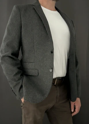 Veste blazer laine chaud grise chic élégante – Selected Homme - Taille 52 - Excellent état, marque: Vintage Dressing, état: Très bon état, taille: L, 20,00 €, 21,70 € Protection acheteurs incluse
