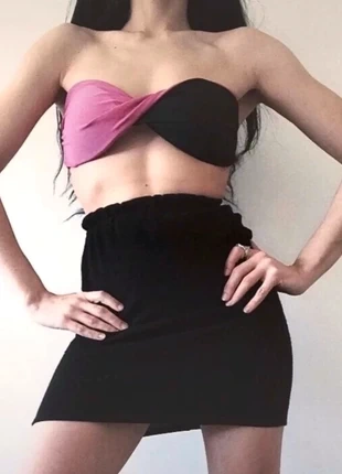 Le bandeau de bain réversible rose & noir , brand: Mim, condition: Good, size: L / 40 / 12, €1.00, €1.75 includes Buyer Protection