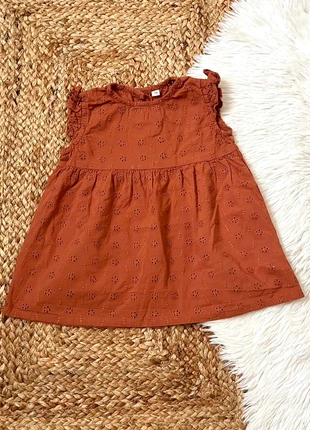 Robe marron, marque: Zeeman, état: Très bon état, taille: 9-12 mois / 74 cm, 5,00 €, 5,95 € Protection acheteurs incluse