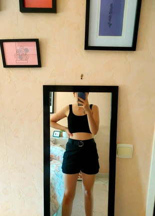 Short noir cargo 38, brand: Tally Weijl, condition: Very good, size: M / 38 / 10, €4.50, €5.43 includes Buyer Protection