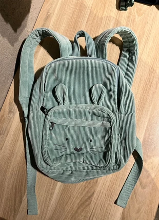 Schattige corduroy peuter/kleuter rugtas met konijnen gezichtje Vertbaudet, marque: Vertbaudet, état: Très bon état, 7,00 €, 8,05 € Protection acheteurs incluse