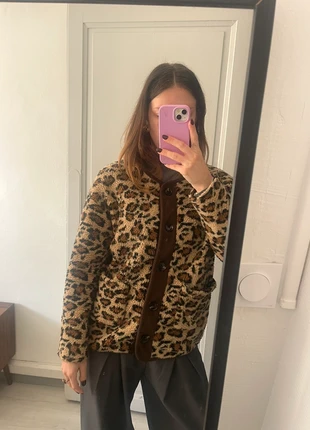 Veste léopard, matière douce, marque: Boutique indépendante, état: Très bon état, taille: S / 36 / 8, 20,00 €, 21,70 € Protection acheteurs incluse