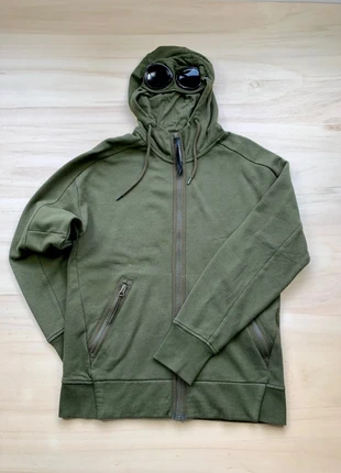 Veste sweat à capuche full zip Goggle Jacket C.P Company taille S vert kaki, brand: C.P. Company, condition: Very good, size: S, €120.00, €126.70 includes Buyer Protection Pro