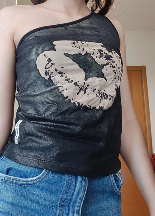 Top monospalla Desigual, marke: Desigual, zustand: Sehr gut, größe: L / 40 / 12, 20,00 €, 21,70 € inklusive Vinted-Käuferschutz