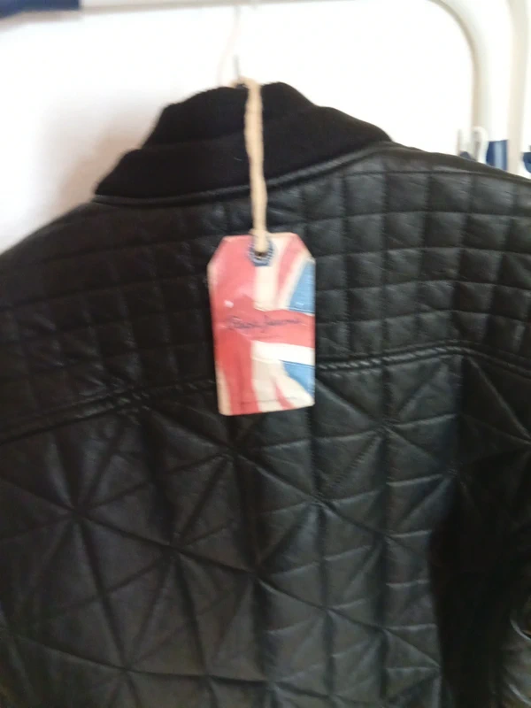 Veste cuir femme pepe jeans London taille L - photo numéro 9