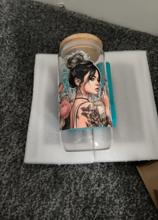 I'm my IDGAF glass coffee/ drinks cup/tumbler. *Plus Free Gift*, brand: Own, condition: Like new, £6.00, £7.00 includes Buyer Protection