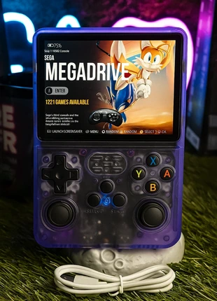 Consola Retro R36S de 64GB🌈 Purple-Morada_ Exclusive., marque: game console, état: Neuf sans étiquette, 29,99 €, 32,19 € Protection acheteurs incluse