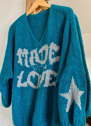 Pull oversize italy, marque: Made In Italy, état: Neuf sans étiquette, taille: Taille unique, 10,00 €, 11,20 € Protection acheteurs incluse