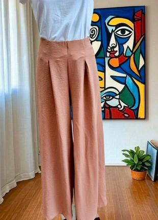 Pantalón culotte pinzas Zara t-M nude melocotón💖, marque: Zara, état: Très bon état, taille: M / 38 / 10, 18,50 €, 20,13 € Protection acheteurs incluse