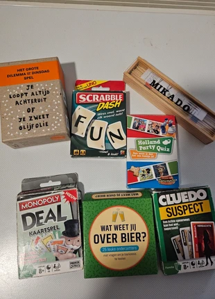 Minigames monopoly cluedo scrabble mikado, marque: onbekend, état: Très bon état, 12,50 €, 13,83 € Protection acheteurs incluse