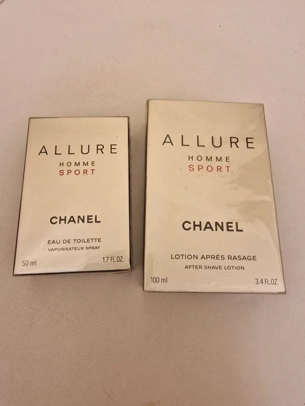 Set Chanel Allure Homme Sport Eau de Toilette/After Shave Lotion - Vinted