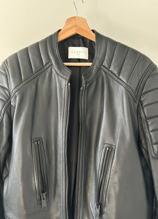 Blouson Veste en cuir noir Homme Sandro Taille L, marca: Sandro, estado: Satisfactorio, tamaño: L, 150,00 €, 158,20 € Protección al comprador incluida