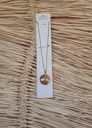 Collier arbre de la vie acier inoxydable, condition: New without tags, €10.00, €11.20 includes Buyer Protection