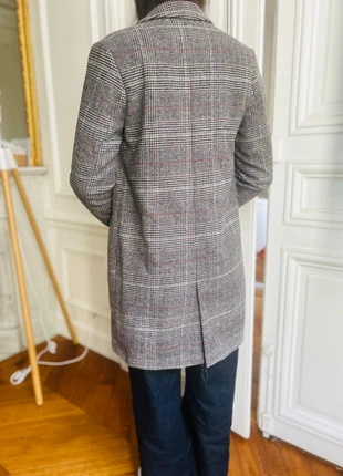 Manteau hiver à carreaux, marca: Stradivarius, estado: Muito bom, tamanho: S / 36 / 8, €13.00, €14.35 inclui Proteção do Comprador