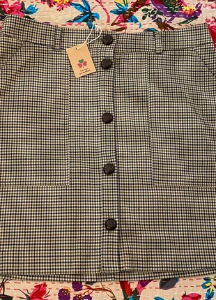 Jupe Trapèze - Pied de poule - Taille 42, marque: Monoprix, état: Neuf avec étiquette, taille: XL / 42 / 14, 15,00 €, 16,45 € Protection acheteurs incluse