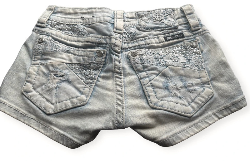 Size 24 sale denim shorts