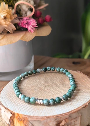 Bracelet néphrite, brand: Pierre naturelle, condition: Very good, €7.00, €8.05 includes Buyer Protection Pro