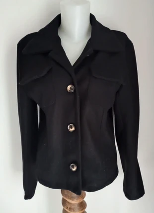 Blazer cardigan chaud office feutre noir à boutons Boohoo 36, marque: Boohoo, état: Très bon état, taille: S / 36 / 8, 7,00 €, 8,05 € Protection acheteurs (Pro) incluse