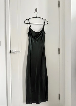 All Saints Hadley Dress in Metallic Green, brand: All Saints, condition: Very good, size: S / 8, £50.00, £53.20 includes Buyer Protection