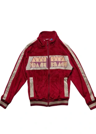 Polaire rouge bordeaux beige vintage coloré rétro streetwear large oversize hippie indie sleaze, marque: KanaBeach, état: Très bon état, taille: S, 24,90 €, 26,85 € Protection acheteurs incluse