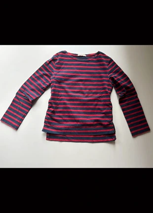 Céline gestreept shirt met leren ritsen aan zijkant, marca: Céline, estado: Muy bueno, tamaño: S / 36 / 8, 250,00 €, 263,20 € Protección al comprador incluida