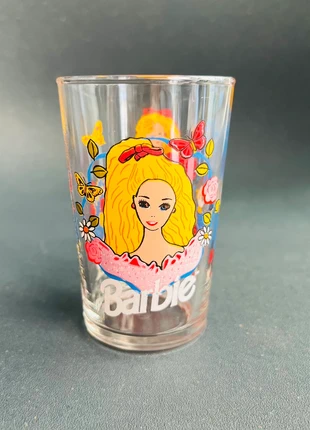 Verre à eau amora moutarde Barbie années 90 vintage 1995, marca: Barbie, estado: Novo sem etiquetas, €4.00, €4.90 inclui Proteção do Comprador