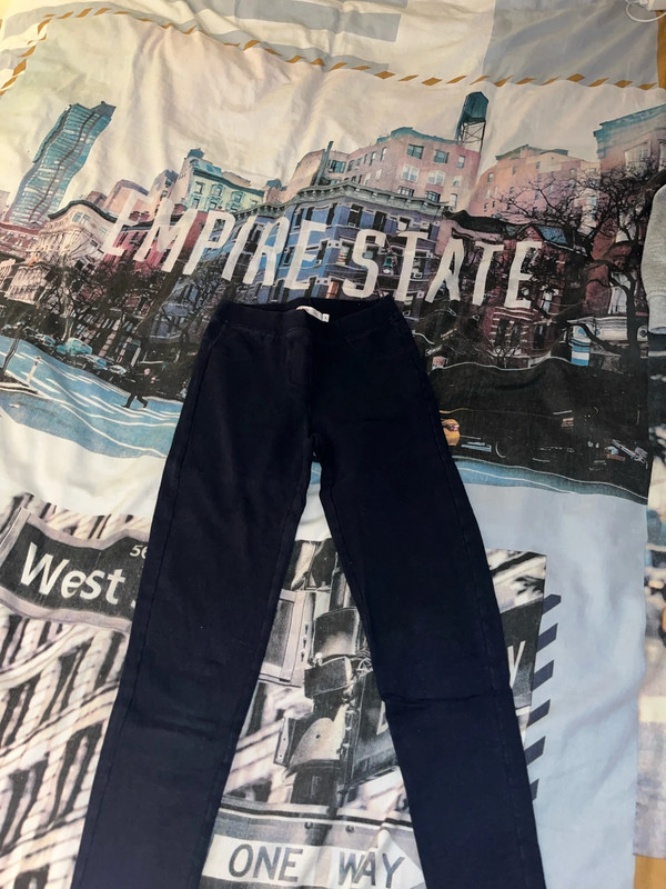 Jegging bleu foncé 1