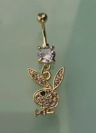 Bijoux pour le corps, nombril : Piercing lapin diamant doré et noir Playboy (1), brand: Playboy, condizioni: Nuovo con cartellino, €7.87, €8.96 include la Protezione acquisti Pro