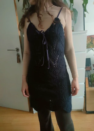 Robe tricot crochet Y2k, marque: Vintage, état: Satisfaisant, taille: S / 36 / 8, 5,00 €, 5,95 € Protection acheteurs incluse