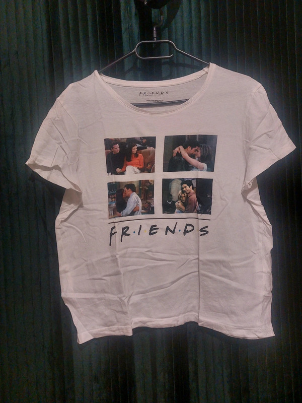 T-shirt friends blanc 1