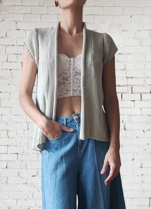 🧶Gilet long léger en maille beige – Promod – Taille M Description, brand: Promod, condition: Very good, size: M / 38 / 10, €10.00, €11.20 includes Buyer Protection