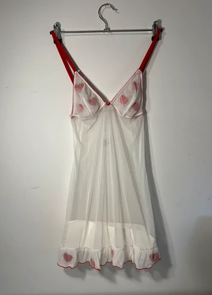 Baby Doll Verdissima bianco con cuori rossi, brand: Verdissima, condition: New with tags, size: M / 38 / 10, €22.00, €23.80 includes Buyer Protection