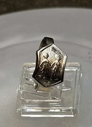 Ring "Twins", staat: Heel goed, maat: 54.3 mm / 17.3 mm Ø, € 7,50, € 8,58 inclusief Kopersbescherming