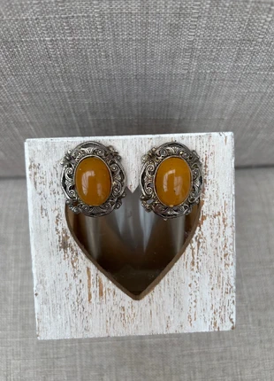 Clip on earrings- vintage mustard 80’s, brand: Reclaimed Vintage, condition: Very good, £4.00, £4.90 includes Buyer Protection