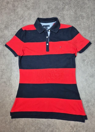 Polo femme rouge et noir tommy taille S, marque: Tommy Hilfiger, état: Très bon état, taille: S / 36 / 8, 15,00 €, 16,45 € Protection acheteurs incluse