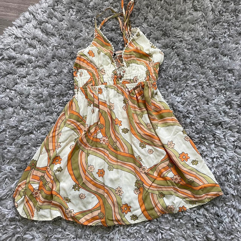 70s halter dress 1