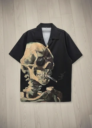 Vintage Chemisette Crâne Fumeur Imprimé Van Gogh, brand: Vintage Dressing, condition: Very good, size: M, €40.00, €42.70 includes Buyer Protection