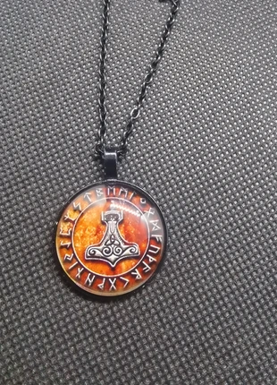 Collier viking mjolnir marteau de thor bijoux nordique, condizioni: Ottime, €8.00, €9.10 include la Protezione acquisti Pro