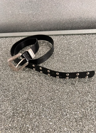 Black studded belt, condition: New without tags, size: 36 inches, £10.00, £11.20 includes Buyer Protection