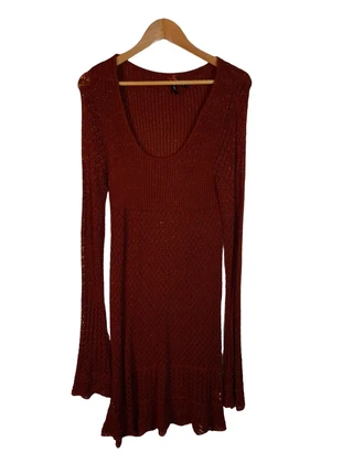 Atmosphere Women Burgundy Long Sleeves Scoop Neck Jumper Dress Size UK 16, brand: Atmosphere, condition: Good, size: L / UK 16-18, £5.99, £6.99 includes Buyer Protection