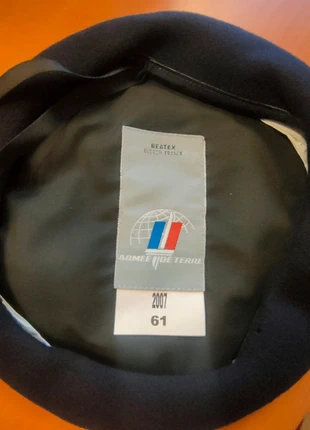 neuf 1 beret militaire BEATEX 2007, taille 61, navy, fabrication France, laine 100%, brand: Beatex, condition: New with tags, size: 61, €7.50, €8.58 includes Buyer Protection