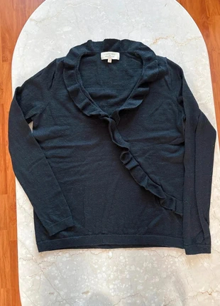 Gilet Sézane en laine noire – Taille S, merk: Sézane, staat: Heel goed, maat: S / 36 / 8, € 38,80, € 41,44 inclusief Kopersbescherming