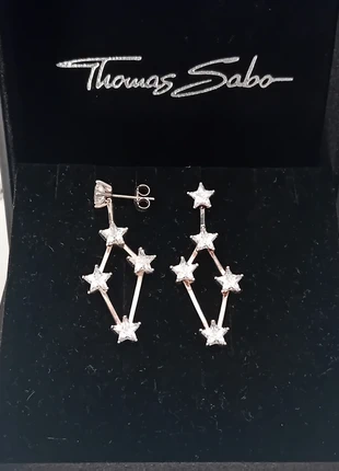 Boucles d'oreilles pendantes Thomas Sabo Argent 925 constellation étoiles, merk: Thomas Sabo, staat: Nieuw zonder prijskaartje, € 85,00, € 89,95 inclusief Kopersbescherming Pro
