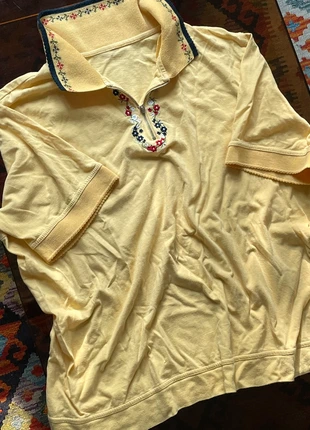 Polo fermeture col jaune œuf pastel, merk: Vintage Dressing, staat: Goed, maat: M / 38 / 10, € 5,00, € 5,95 inclusief Kopersbescherming