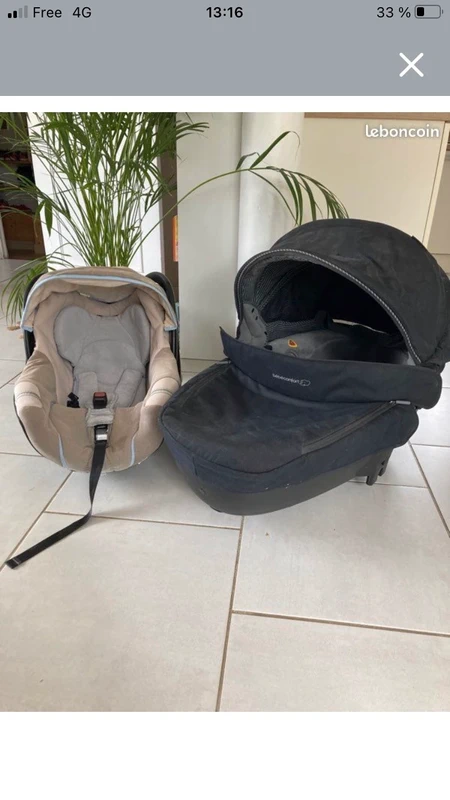 Nacelle et cosy bébé confort