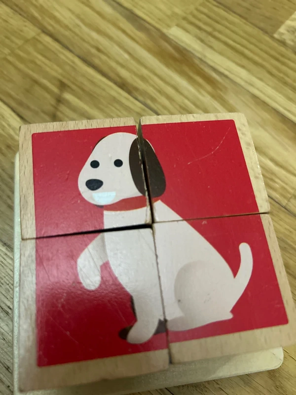 Jeu bois puzzle 1 er âge