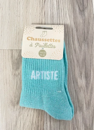 Chaussettes à paillettes, brand: chaussettes à paillettes, condition: New with tags, size: M | 39–42, €5.00, €5.95 includes Buyer Protection